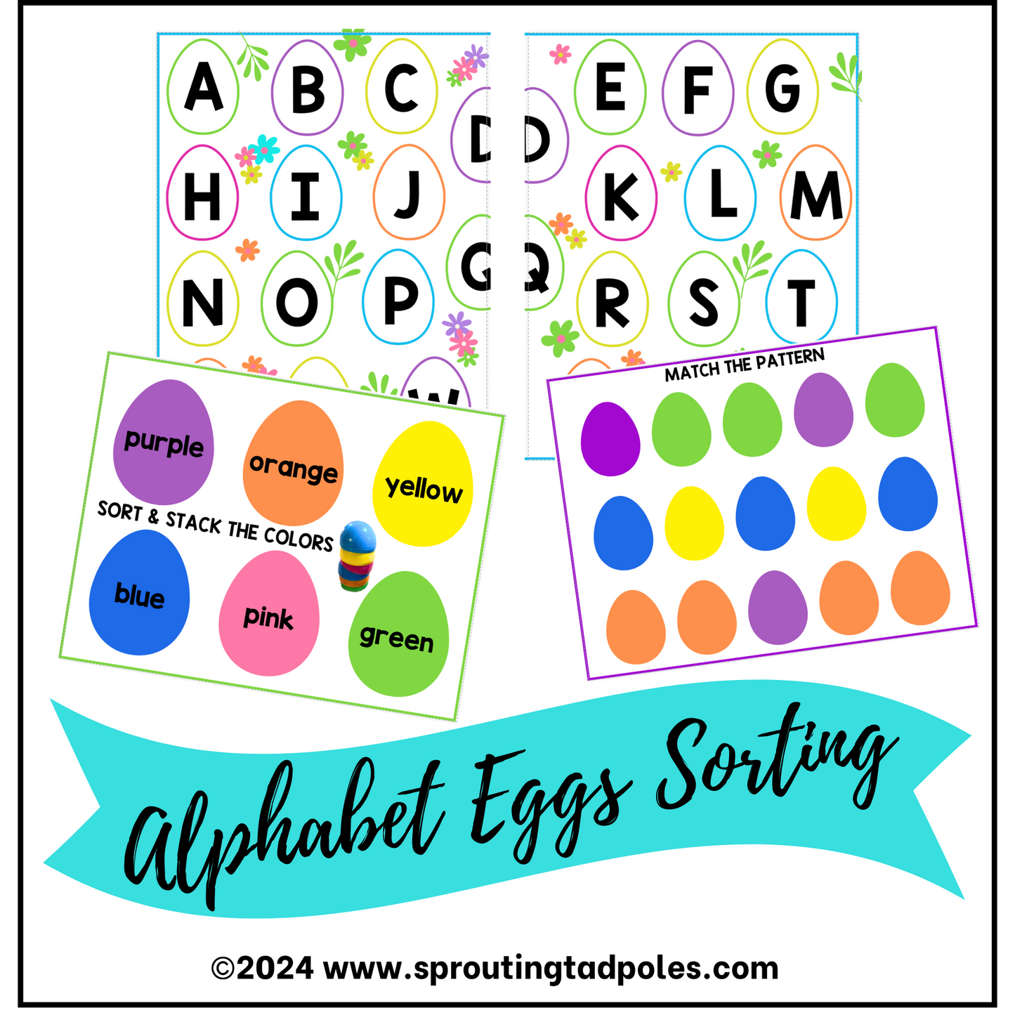 Egg Sorting Busy Bag - PHYSICAL & DIGITAL VERSION