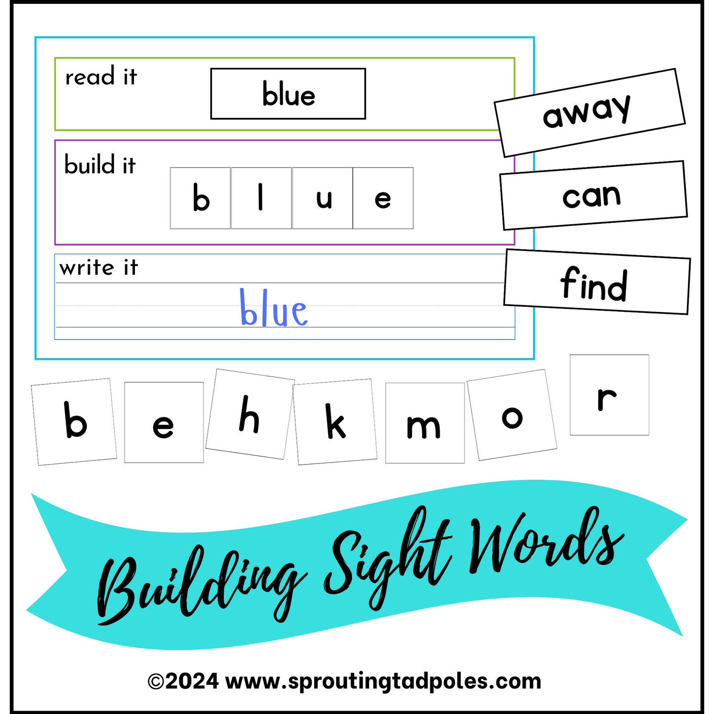 Building Sight Words: Pre-Primer-Level 3