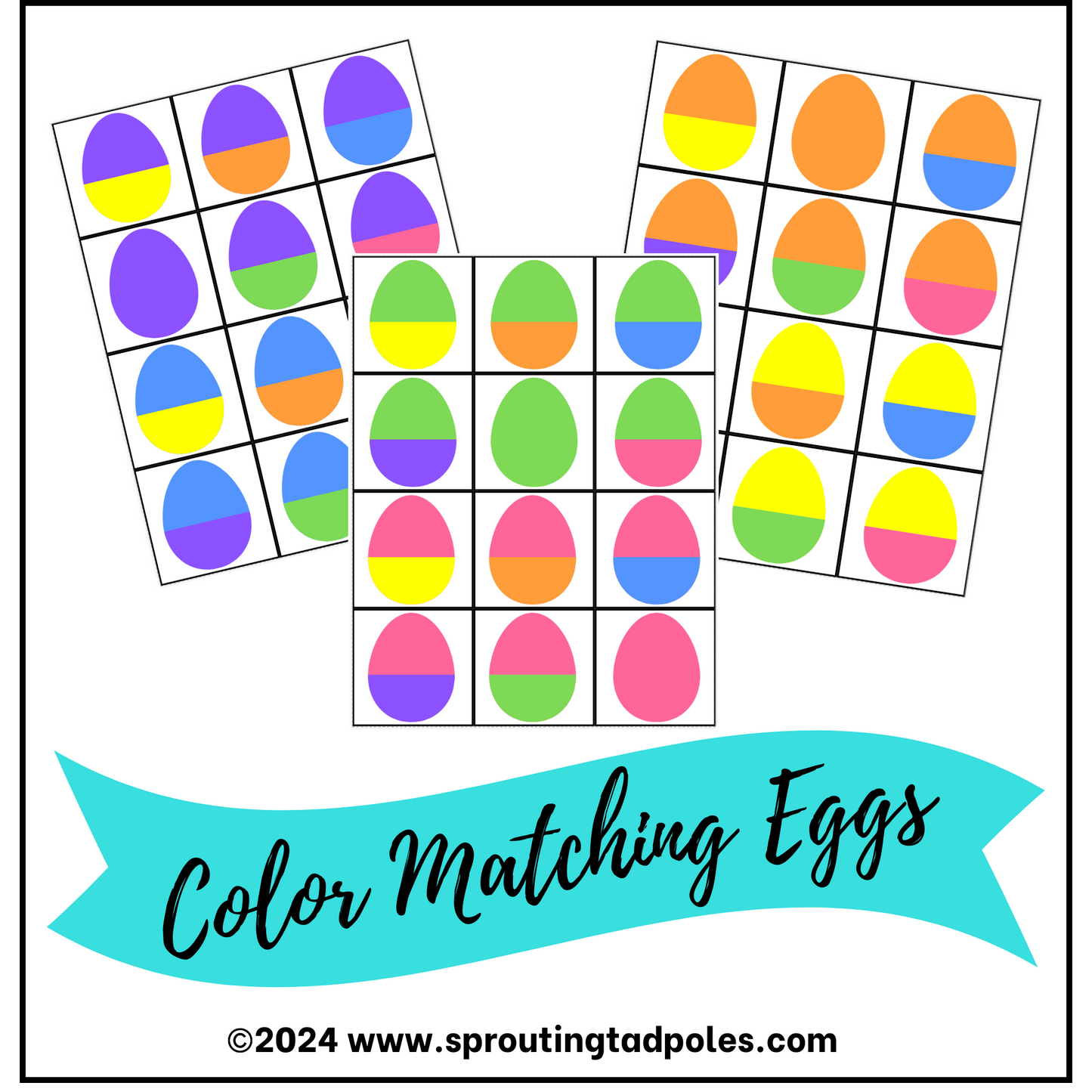 Egg Sorting Busy Bag - PHYSICAL & DIGITAL VERSION