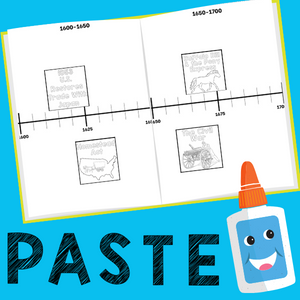 History Timeline Notebook - World History Bundle