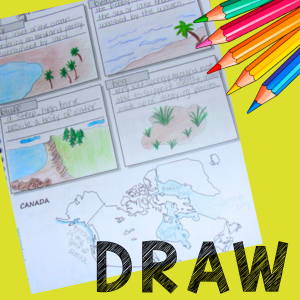 Illustrated Dictionary of Geography Notebooking Journal