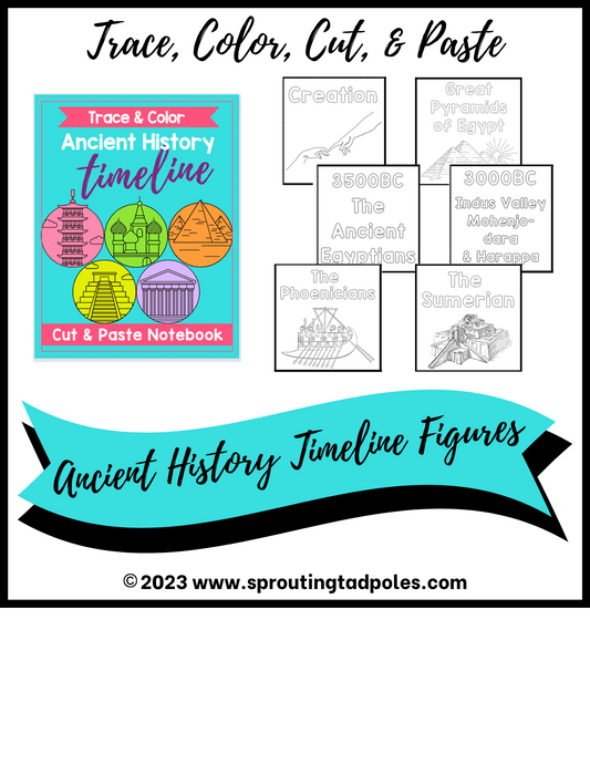 Ancient History Timeline Figures Notebook