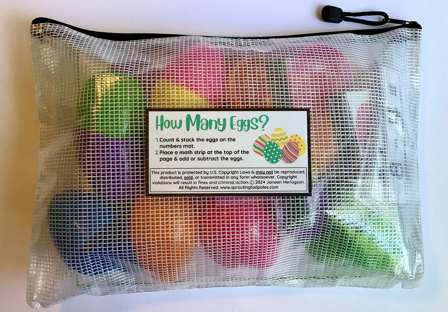 Egg Sorting Busy Bag - PHYSICAL & DIGITAL VERSION