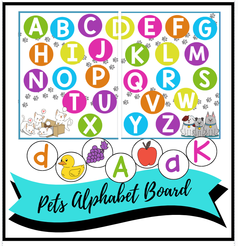 Pets Alphabet Matching Letters & Sounds