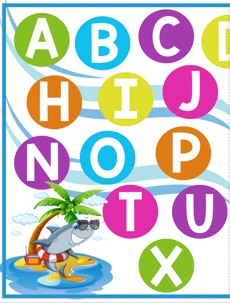 Shark Alphabet Matching Letters & Sounds