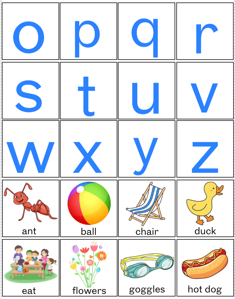 Alphabet Letters & Sounds Matching - Summer Theme