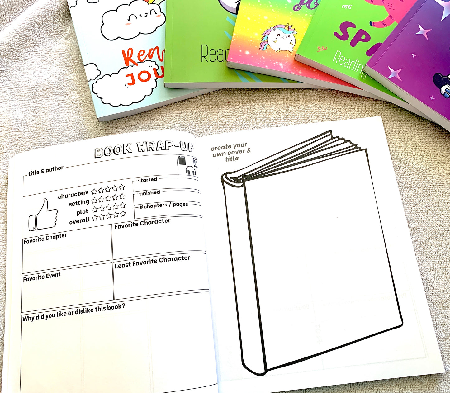 Novel Notes Reading Journal Ages 8-12