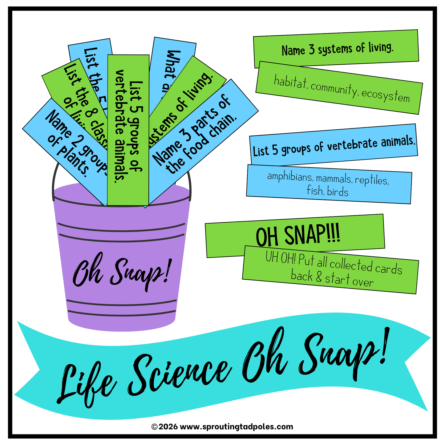 Life Science Oh Snap! Game