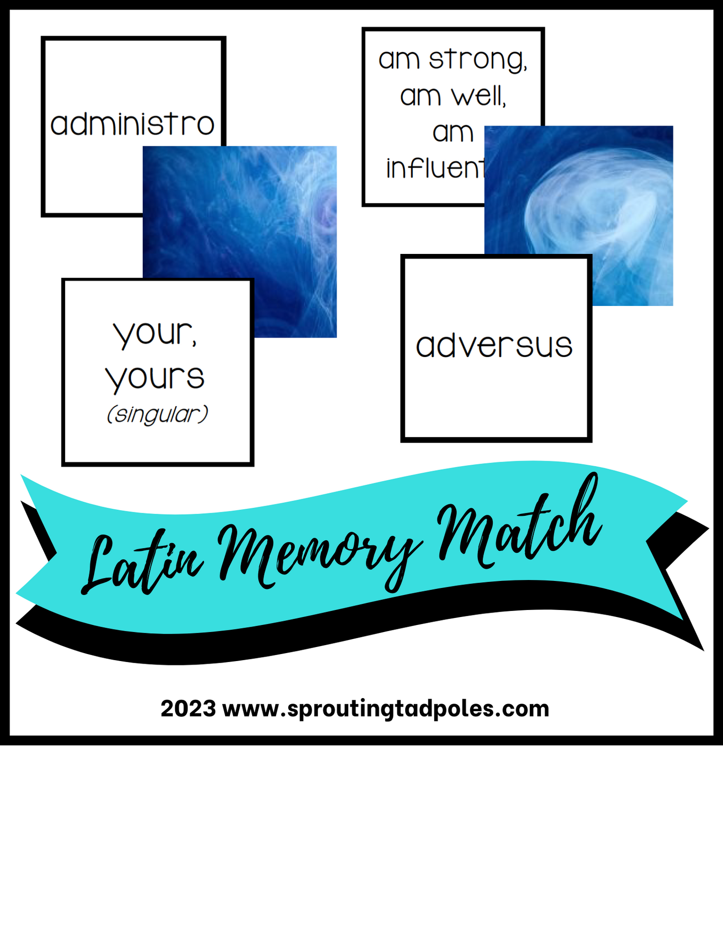 Latin Memory Match Game