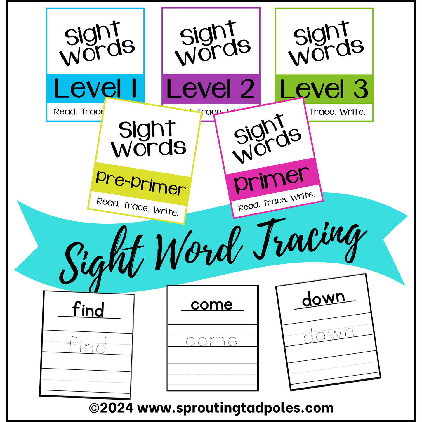 Building Sight Words: Pre-Primer-Level 3