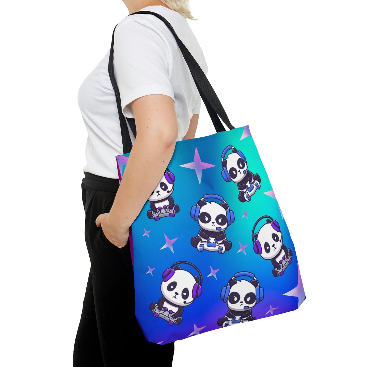 Panda Jamz Tote Bag