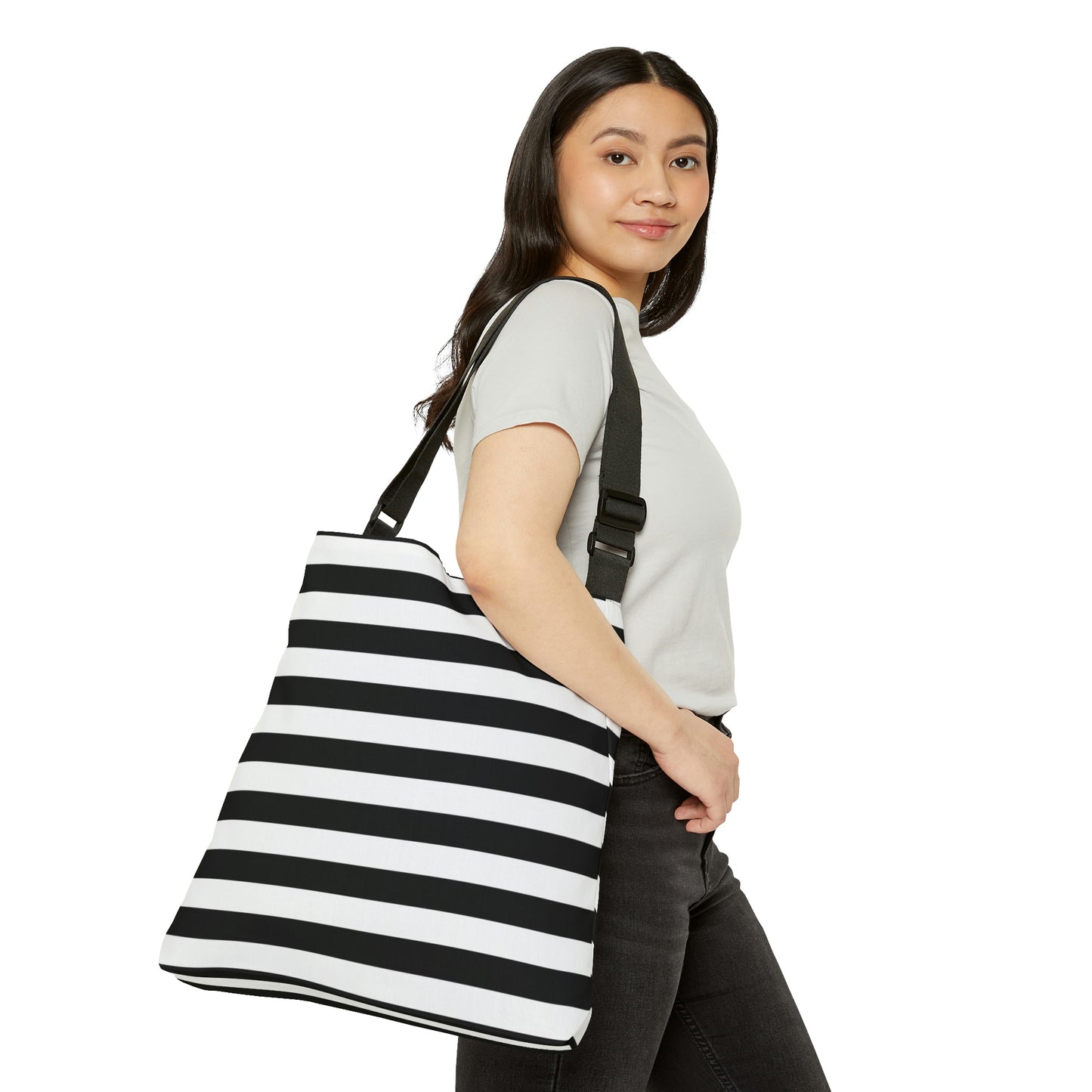 Striking Stripes Messenger Bag