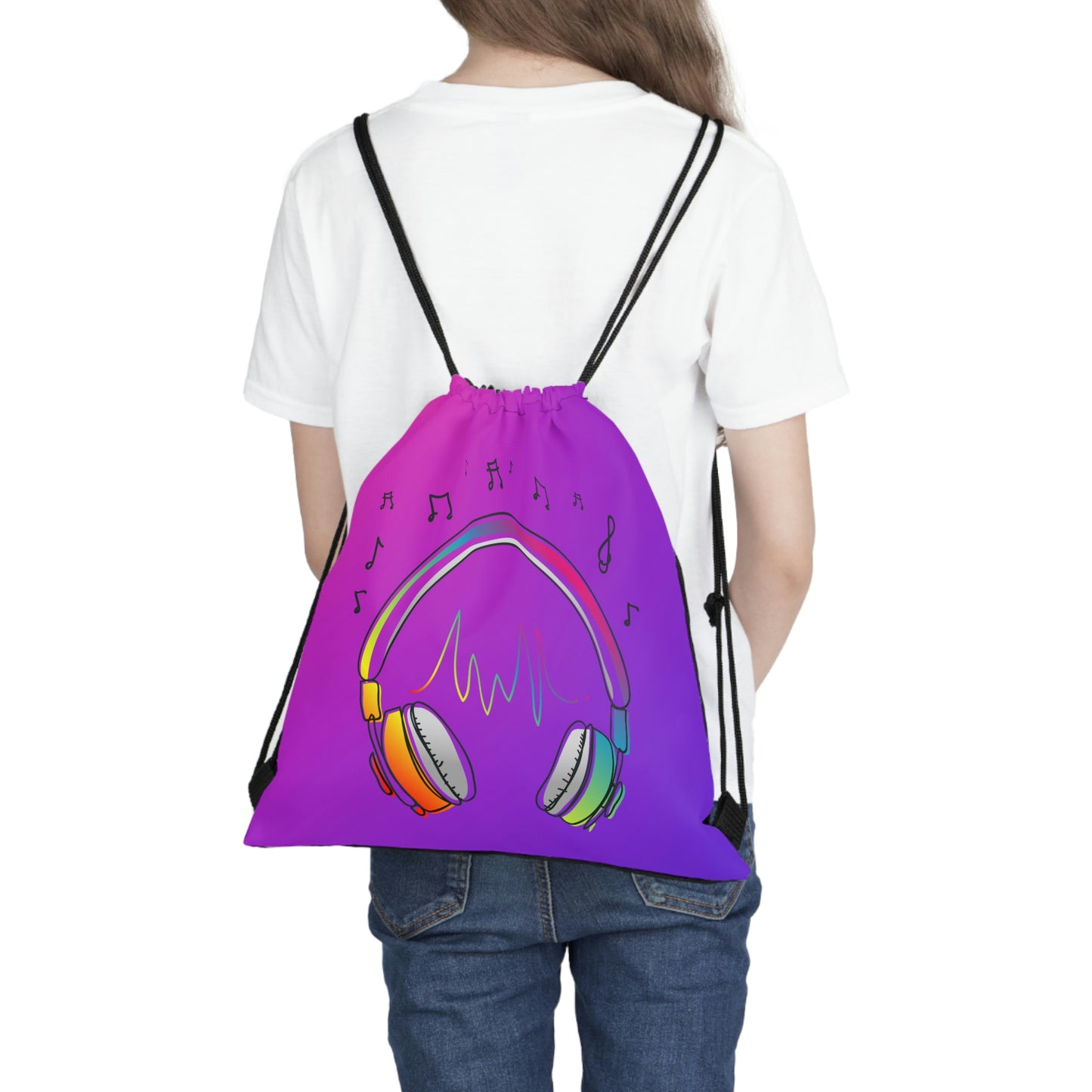 Groove Tunes Drawstring Bag