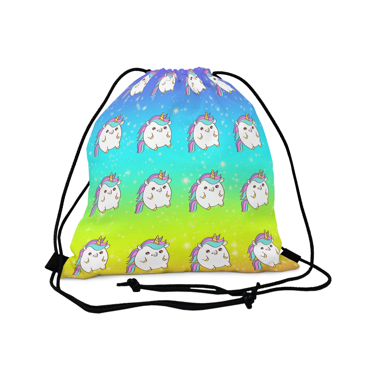 Unicorn Glitter Drawstring Bag