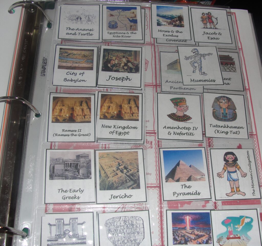 Ancient History Timeline Cards