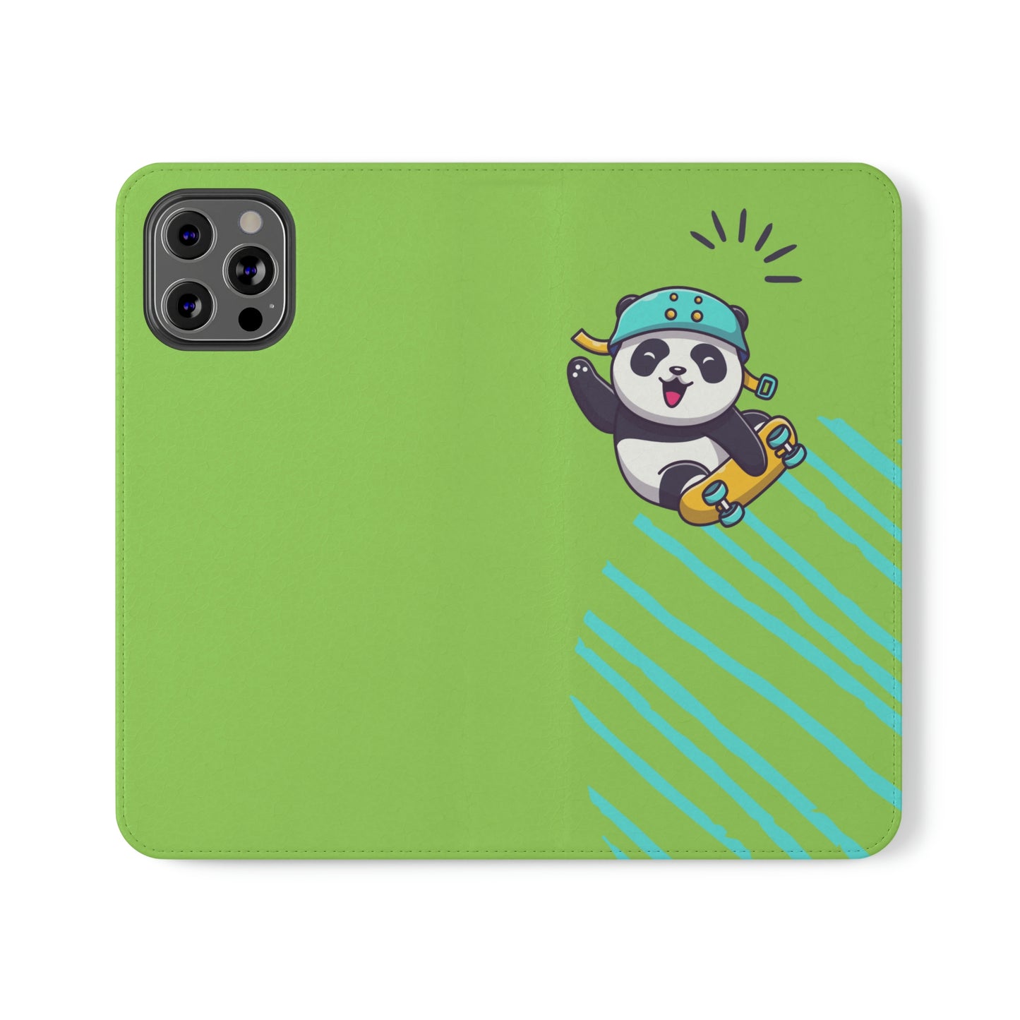Rolling Panda Phone Flip Case