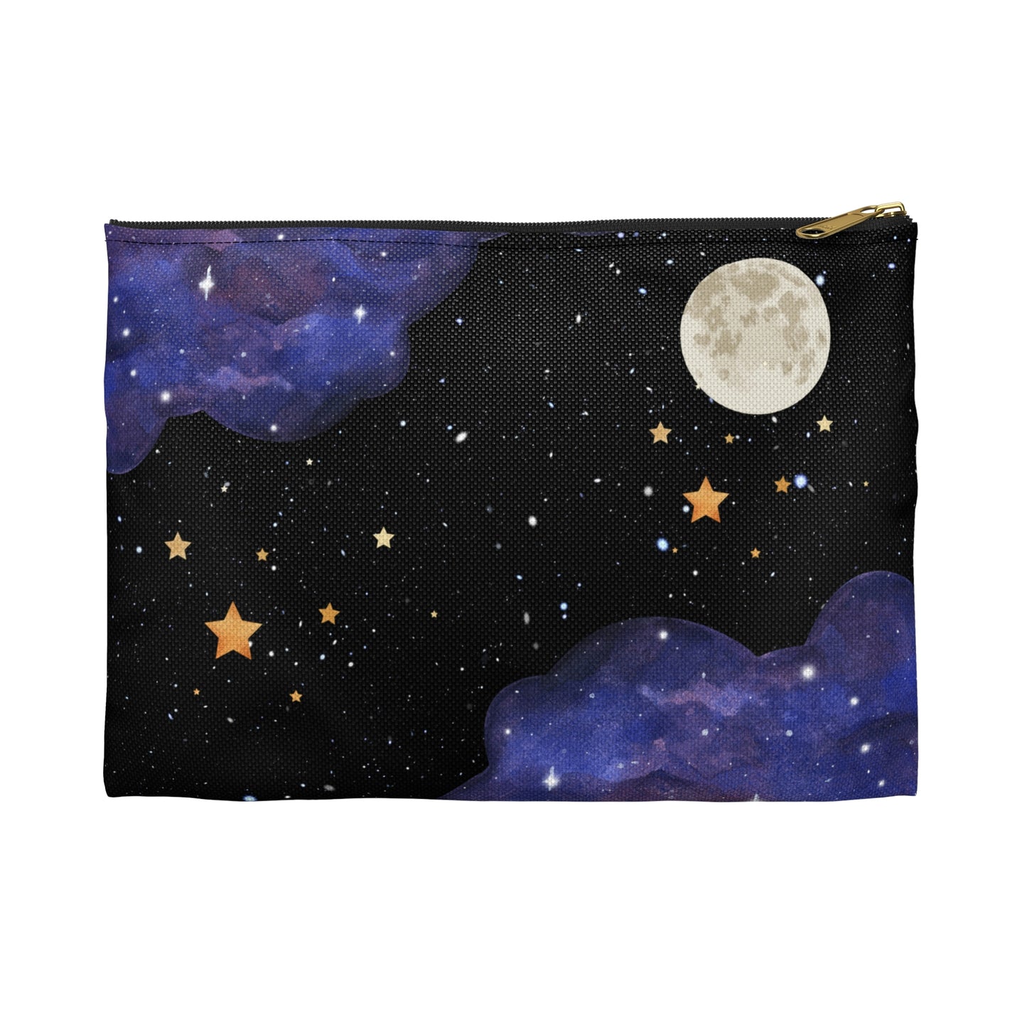 Luna Galaxy Zippered Pouch