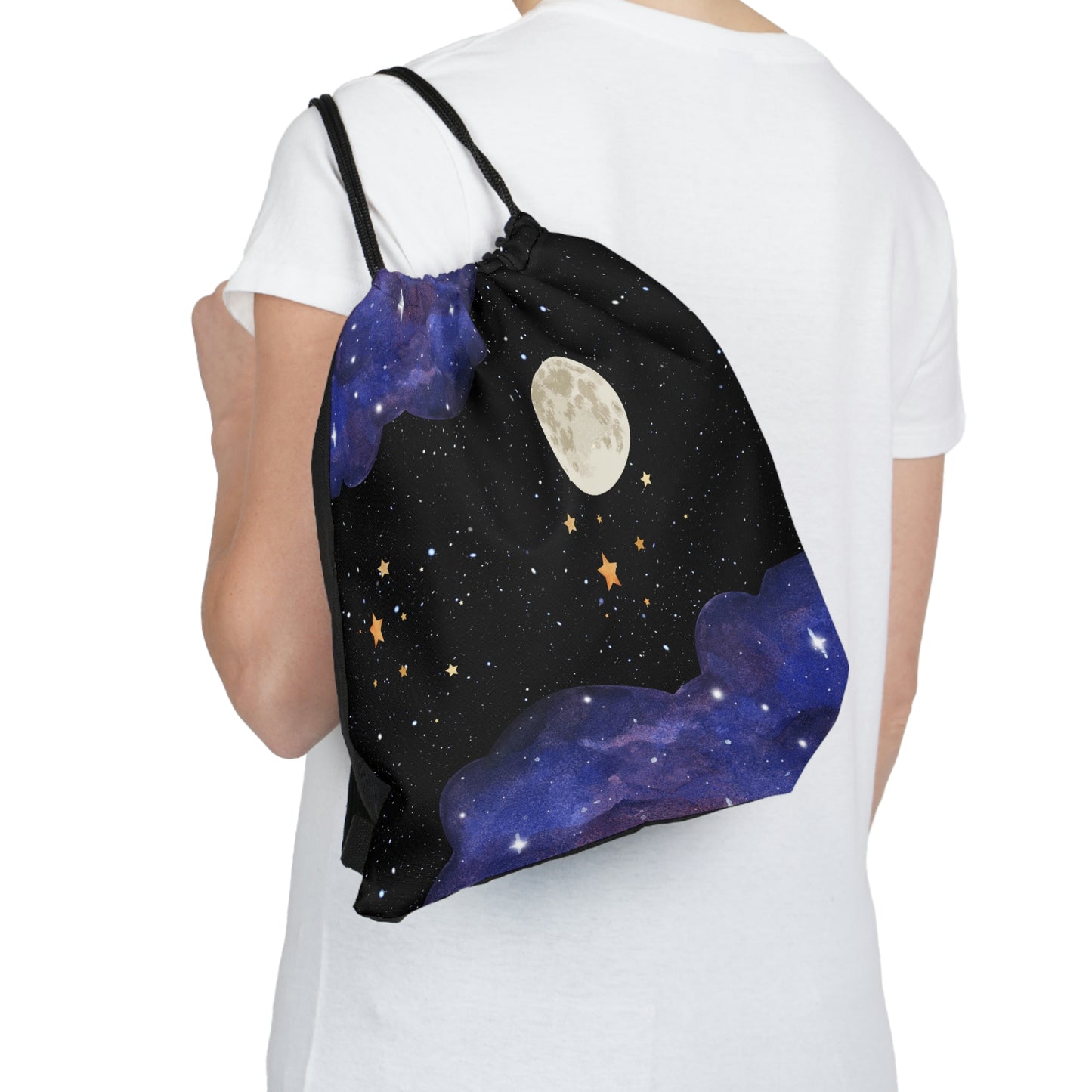 Luna Galaxy Drawstring Bag