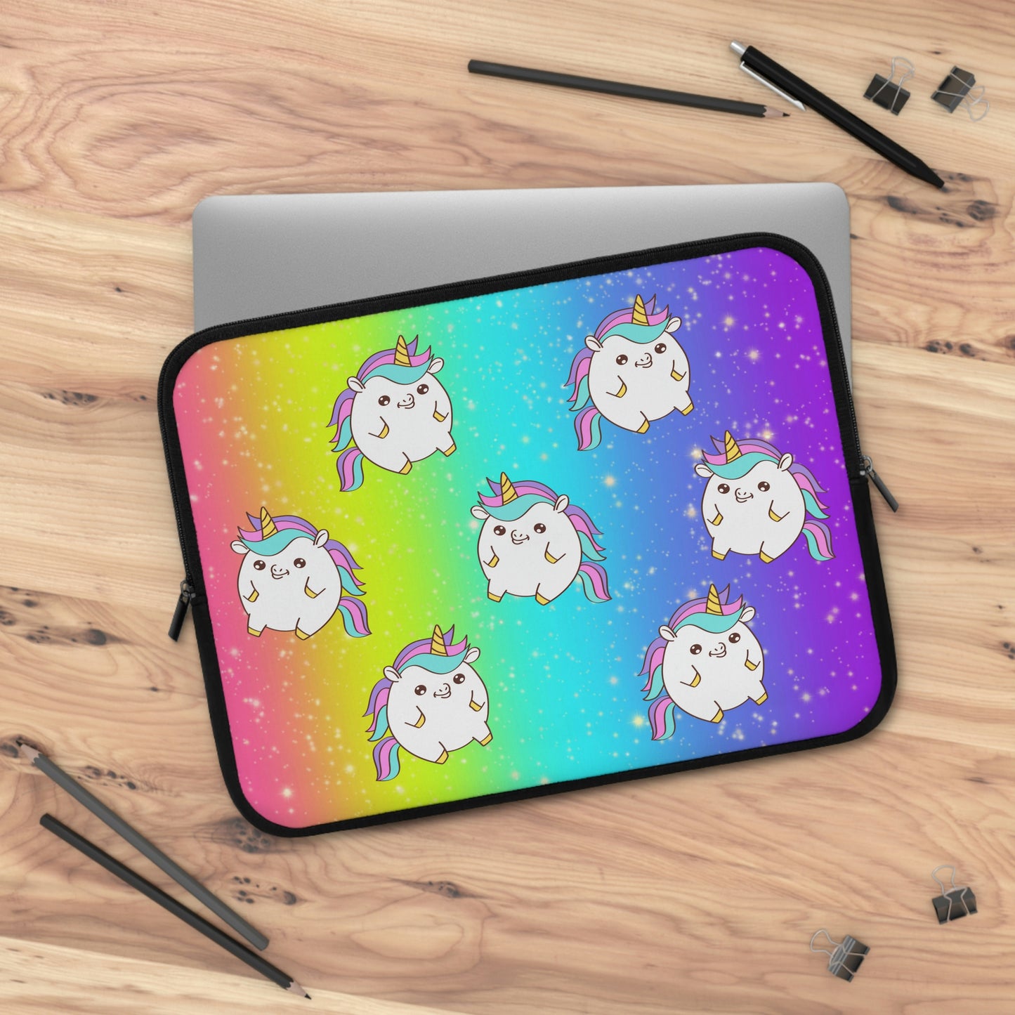 Unicorn Glitter Laptop / Tablet Sleeve