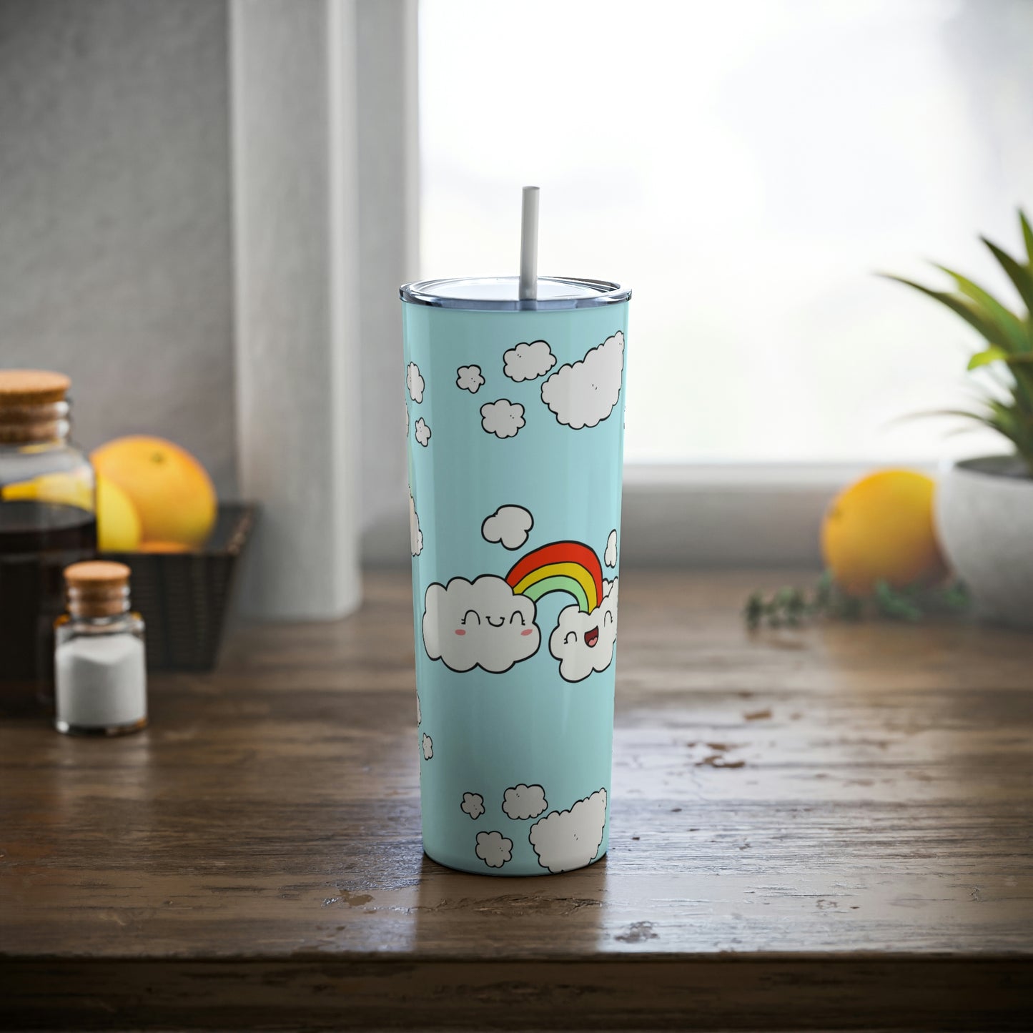 Cloud Nine Tumbler 20oz (with Lid & Straw)