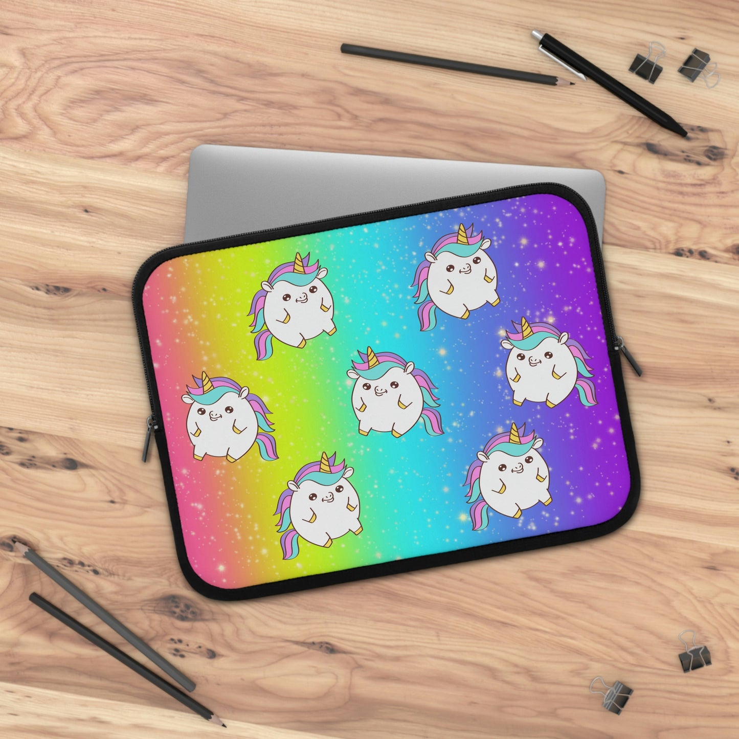 Unicorn Glitter Laptop / Tablet Sleeve