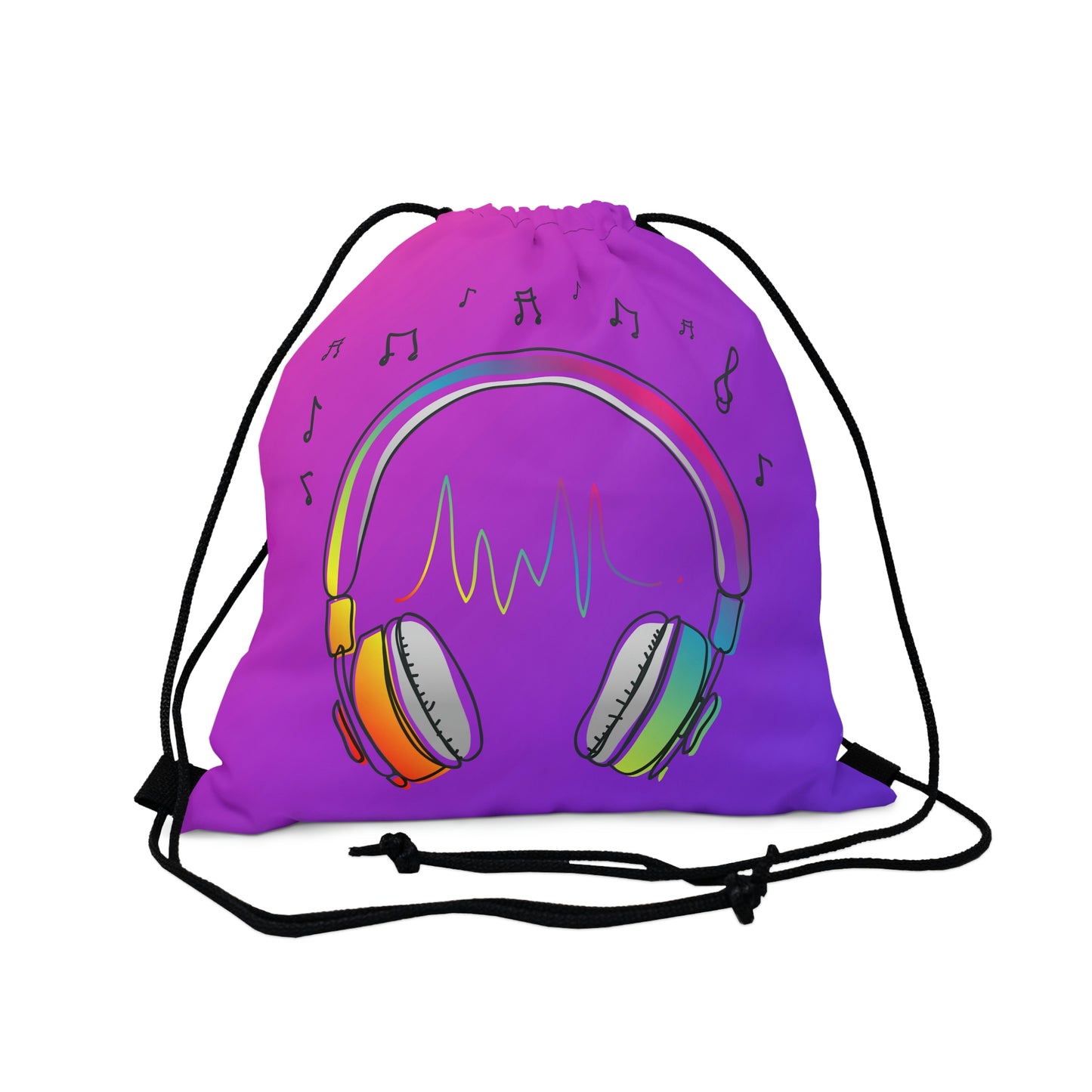 Groove Tunes Drawstring Bag