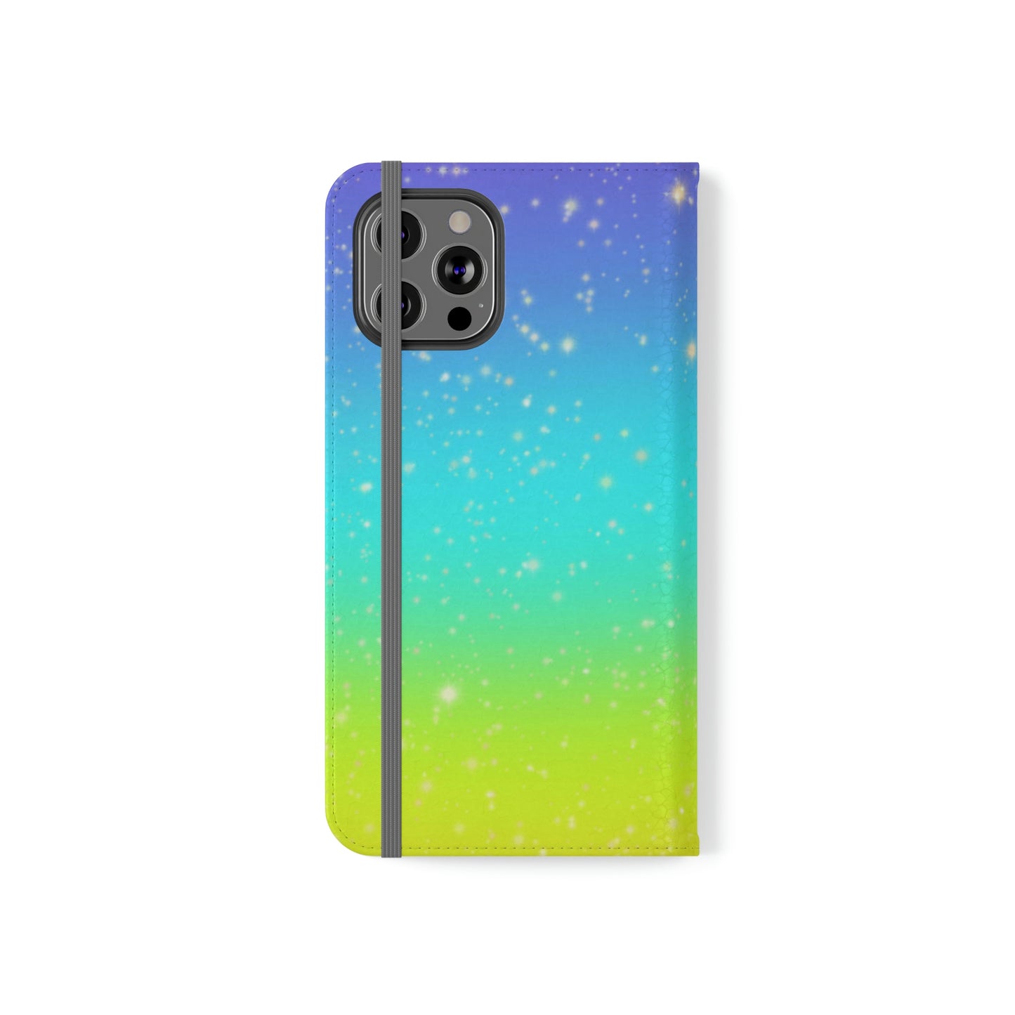 Unicorn Glitter Phone Flip Case