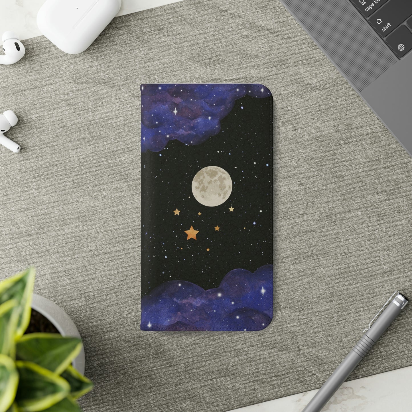 Luna Galaxy Phone Flip Case