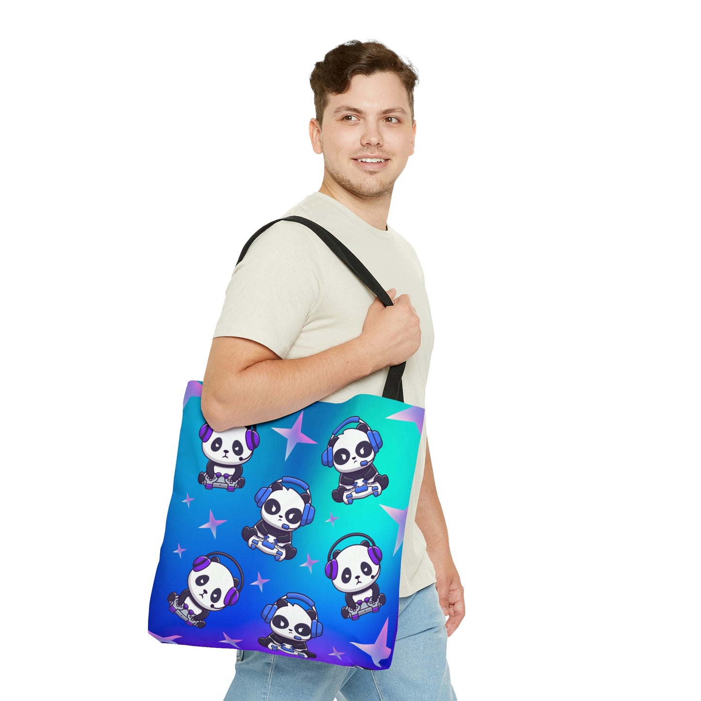 Panda Jamz Tote Bag