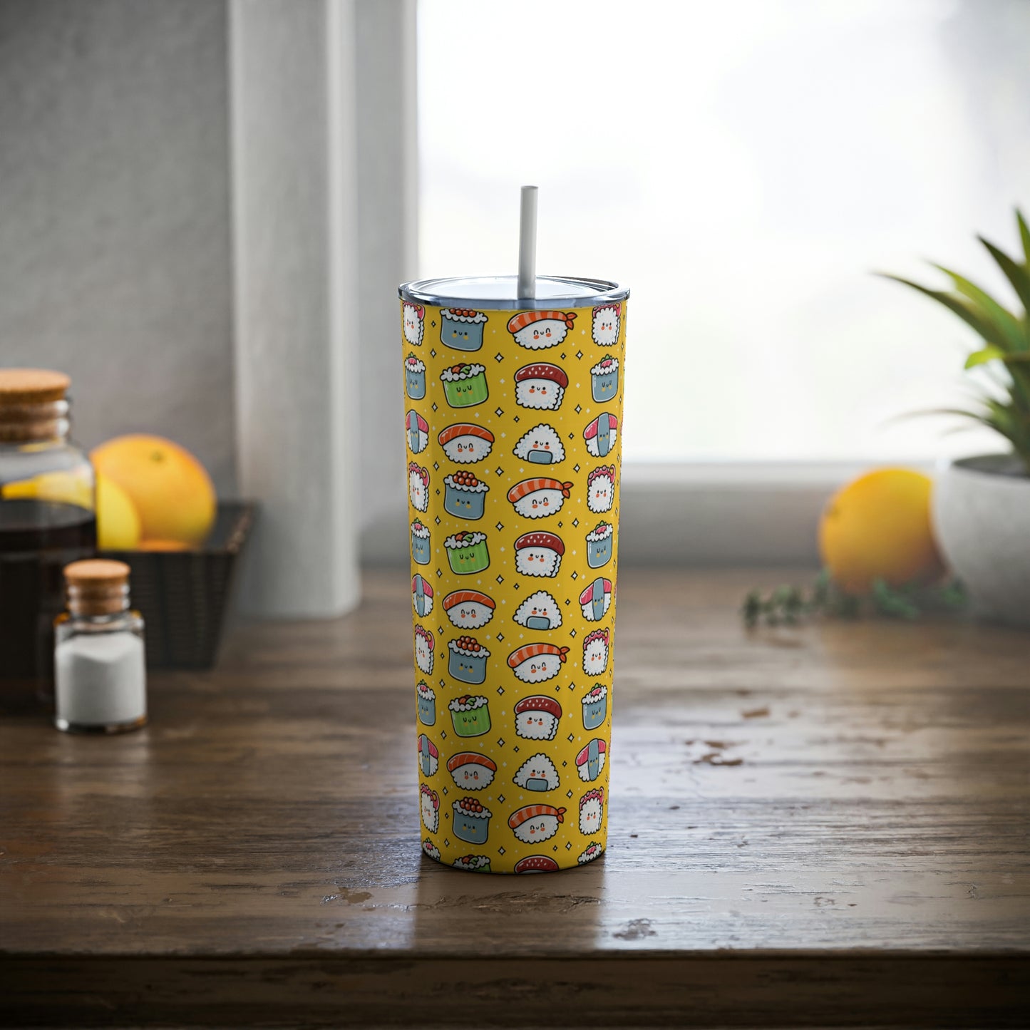 Sushiriffic Tumbler 20oz (with Lid & Straw)