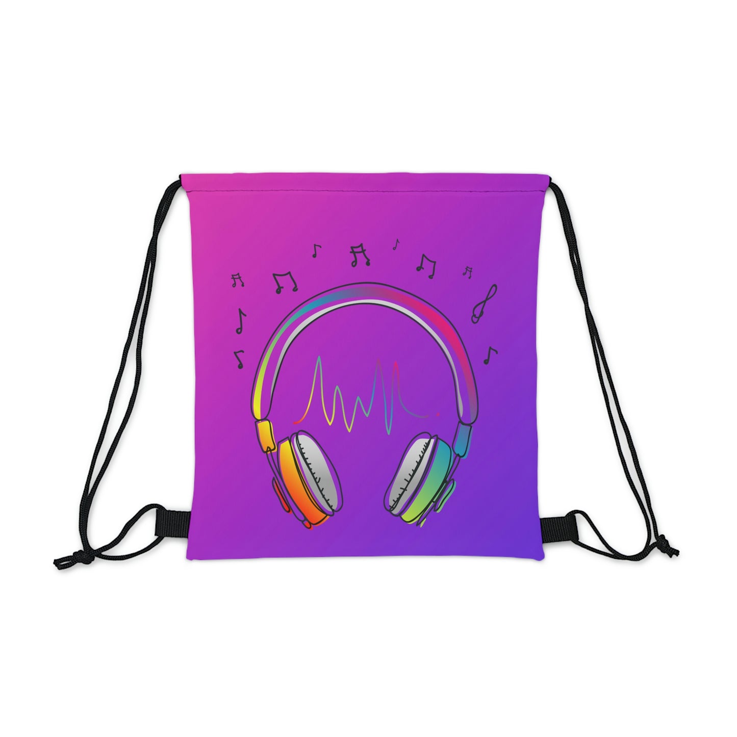 Groove Tunes Drawstring Bag