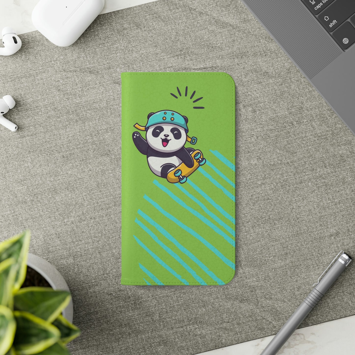 Rolling Panda Phone Flip Case