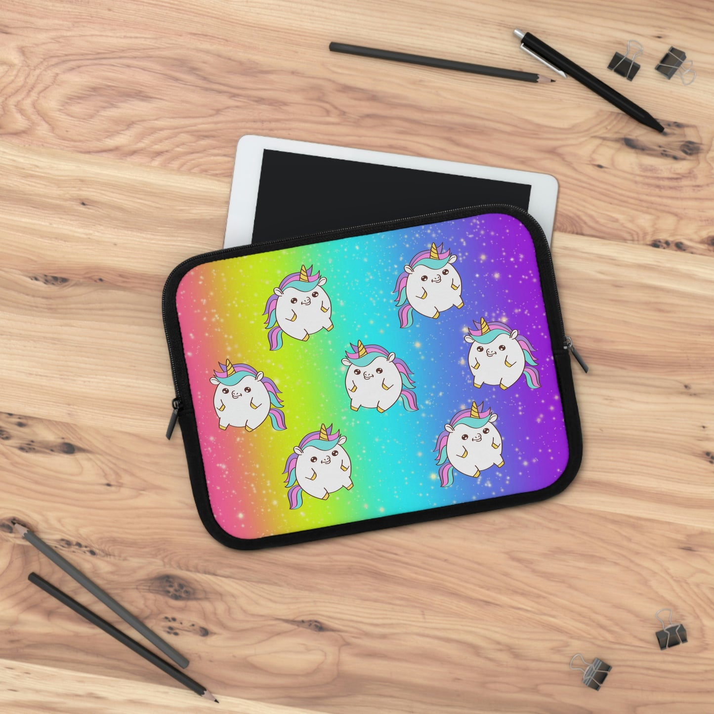 Unicorn Glitter Laptop / Tablet Sleeve