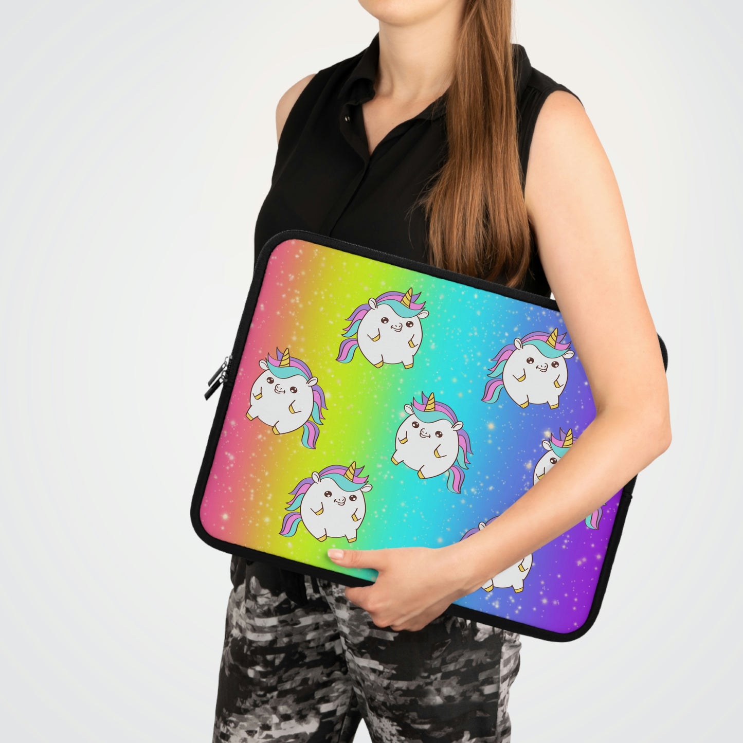 Unicorn Glitter Laptop / Tablet Sleeve