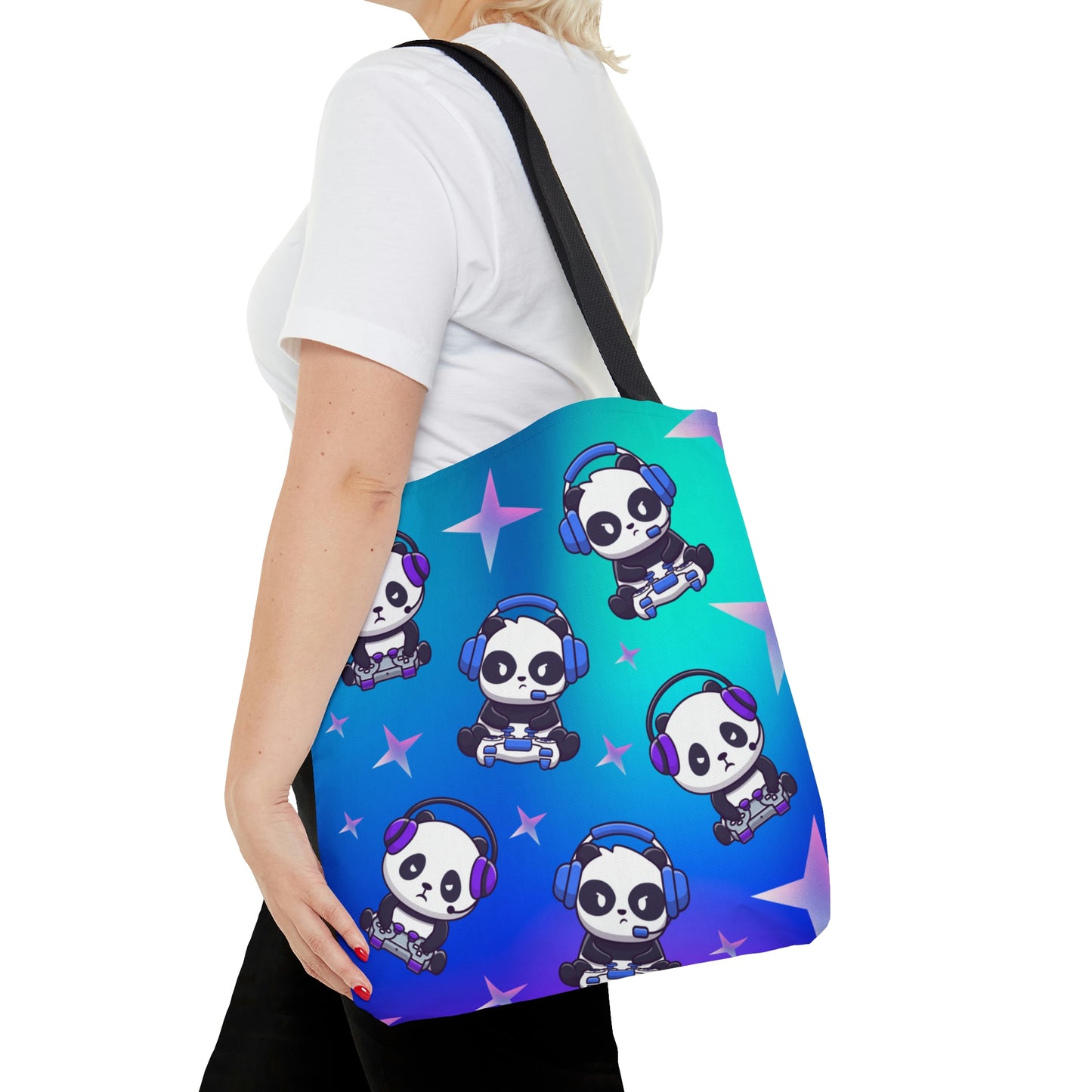 Panda Jamz Tote Bag