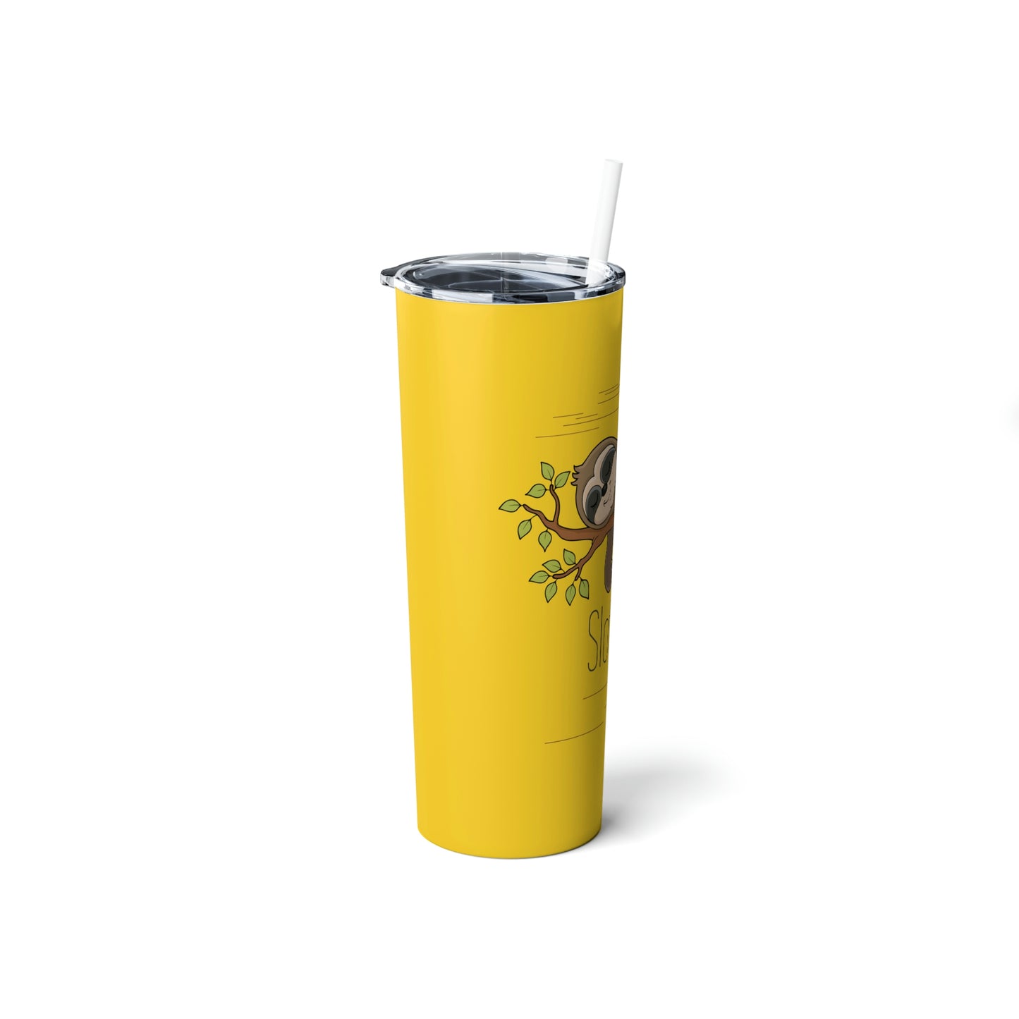 Sloth Life Tumbler 20oz (with Lid & Straw)