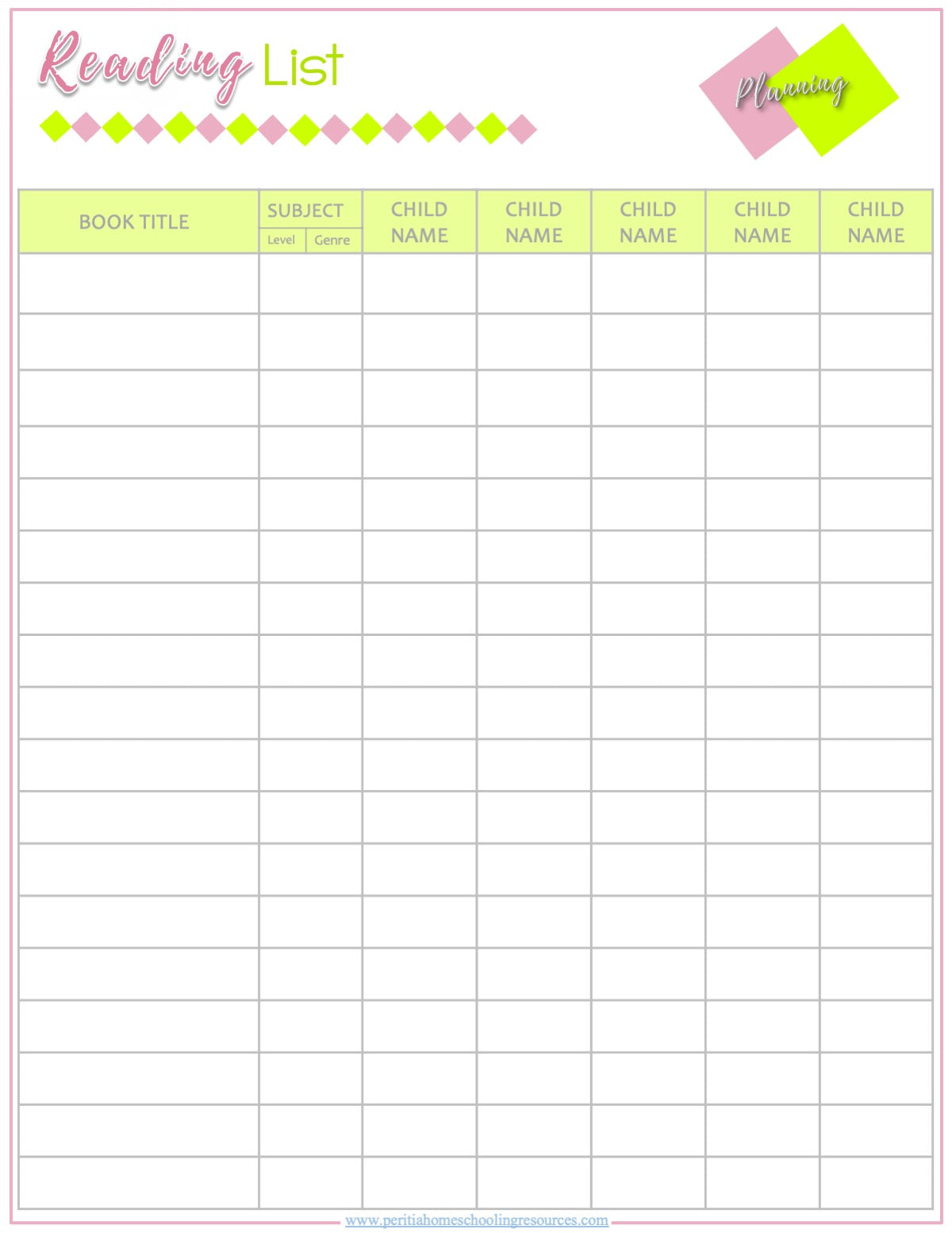 FREE Curriculum Planning & Research Forms