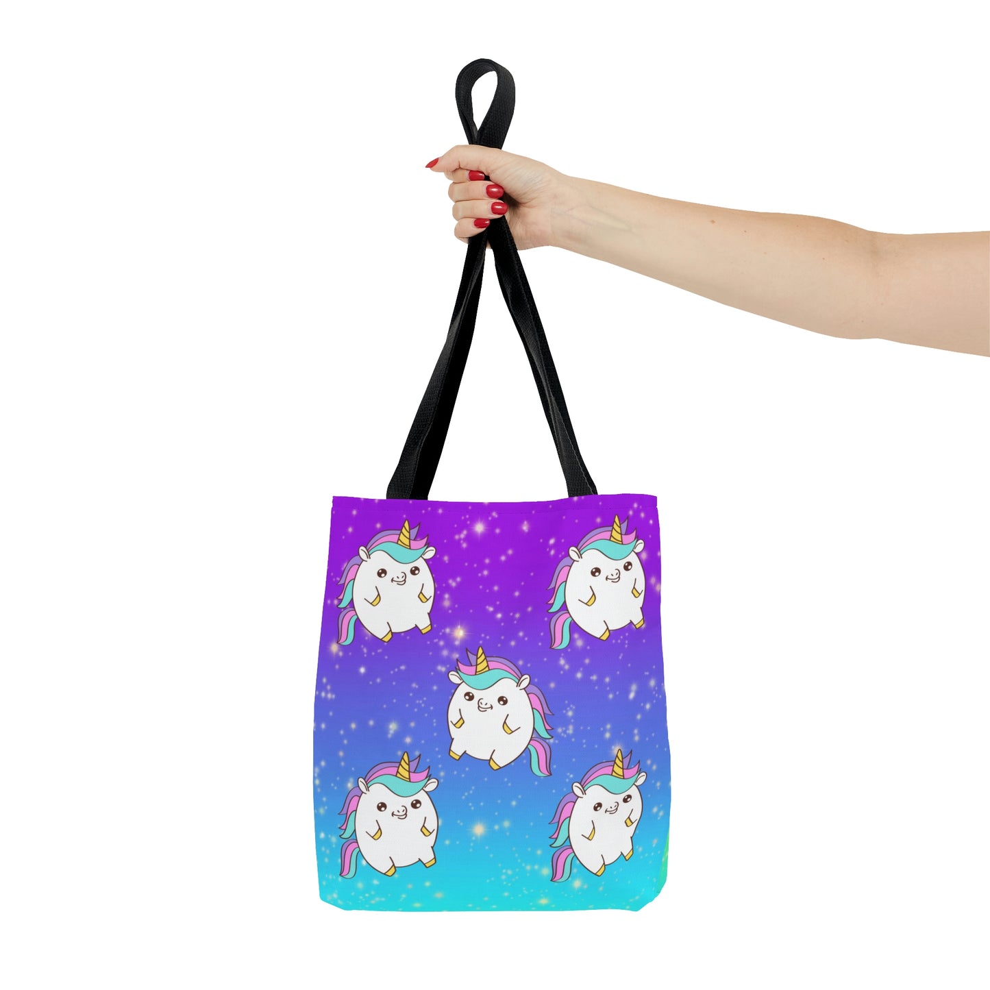 Unicorn Glitter Tote Bag