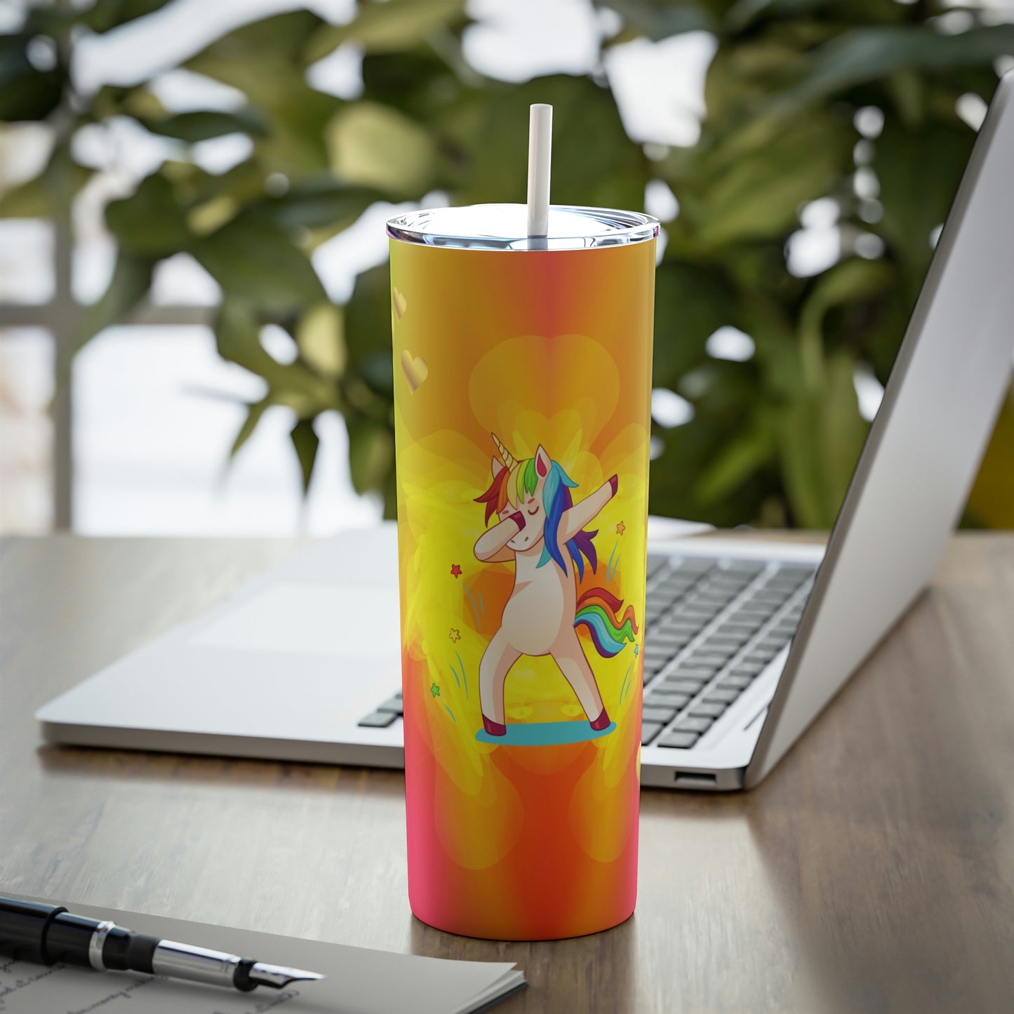 Dabb-Attack Tumbler 20oz (with Lid & Straw)