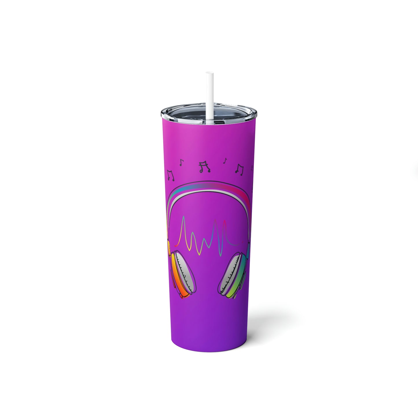 Groove Tunes Tumbler 20oz (with Lid & Straw)