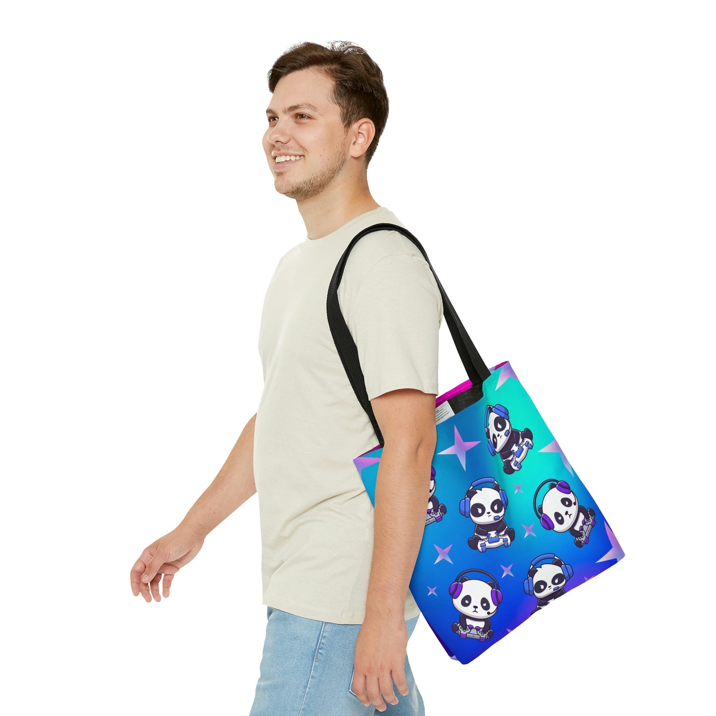 Panda Jamz Tote Bag