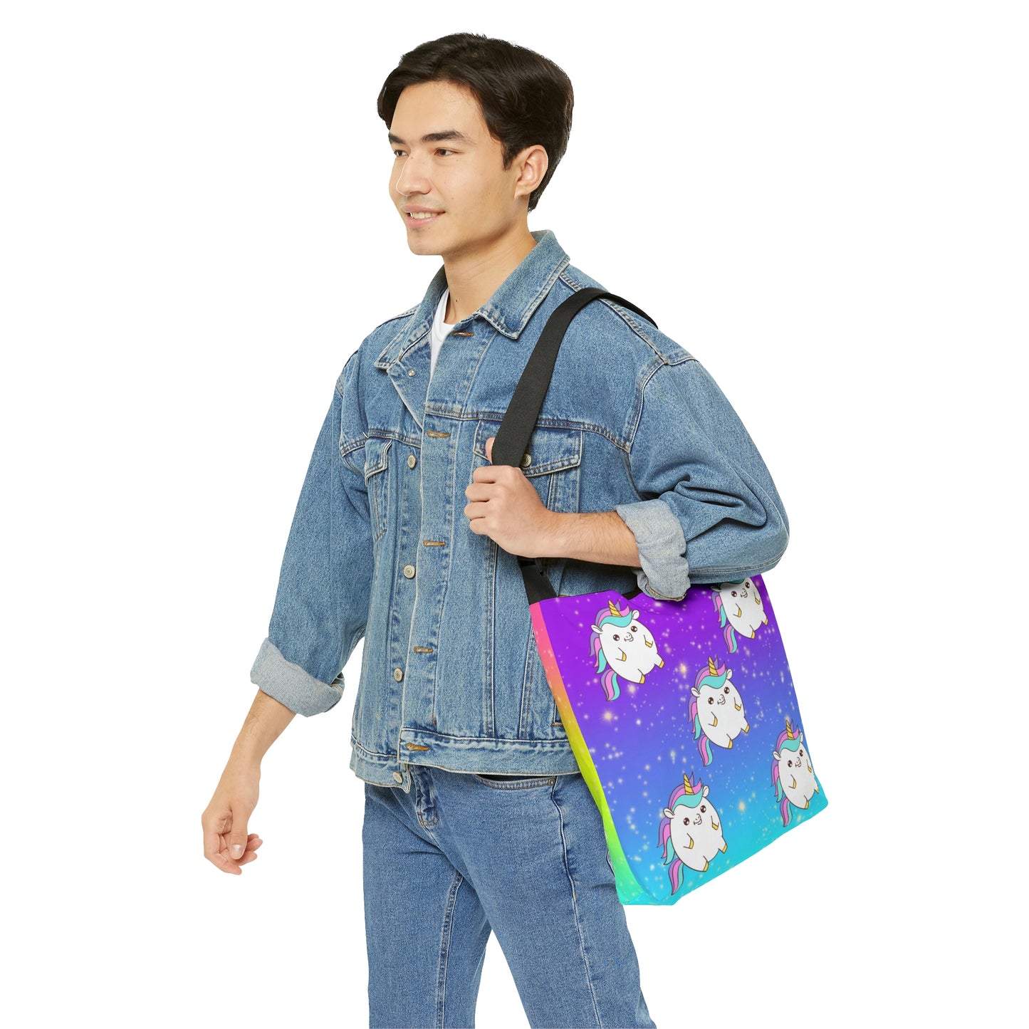 Unicorn Glitter Messenger Bag