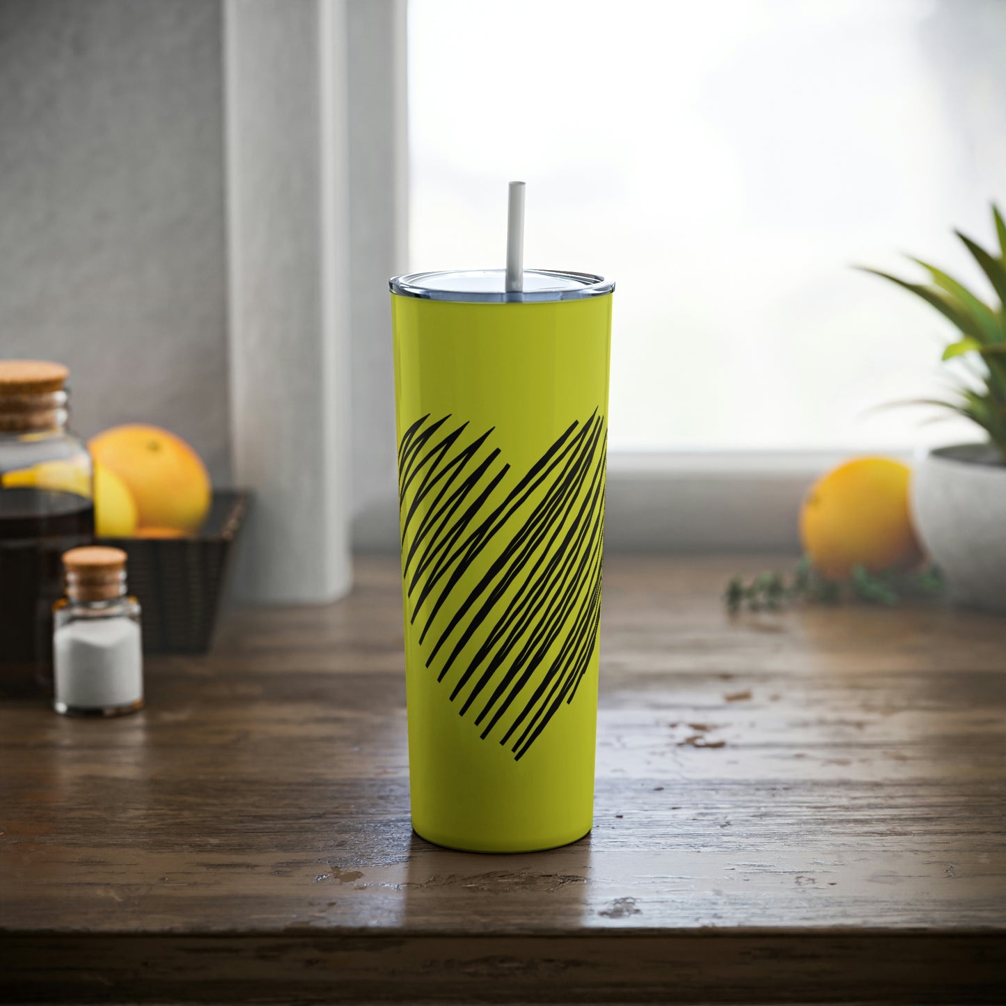Heartfelt Tumbler 20oz (with Lid & Straw)