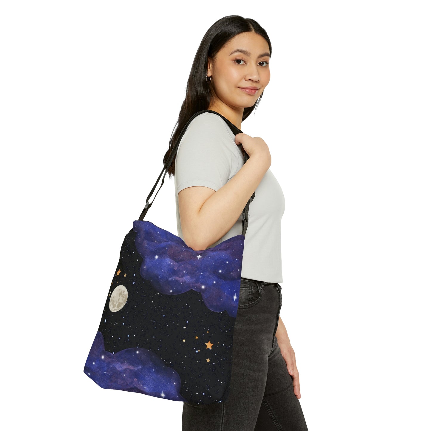 Luna Galaxy Messenger Bag