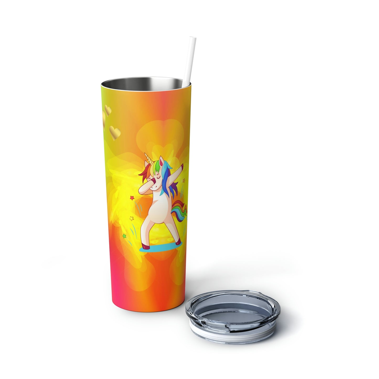 Dabb-Attack Tumbler 20oz (with Lid & Straw)