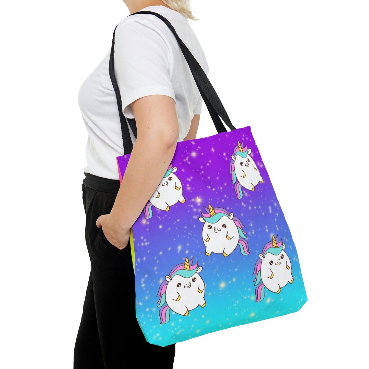 Unicorn Glitter Tote Bag