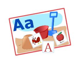 Summer Themed Alphabet Matching