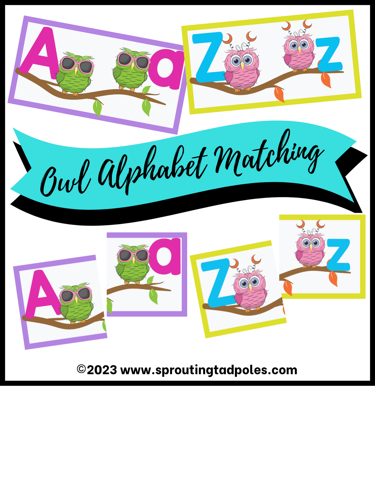 Alphabet Owls Letter Matching Game