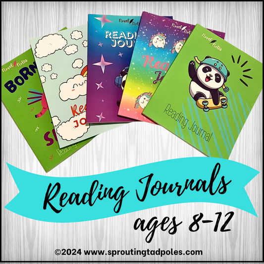 Novel Notes Reading Journal Ages 8-12