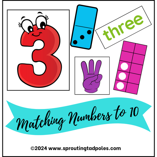 Number Matching 1 to 10 Busy Bag